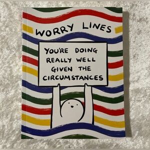 Inspirational Book with Multicolor Waves